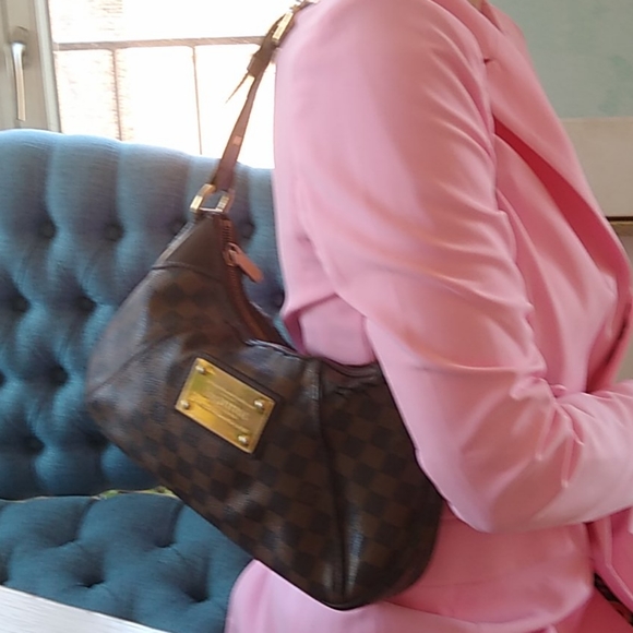 Louis Vuitton Damier Ebene Thames GM Authentic LV - Picture 9 of 12